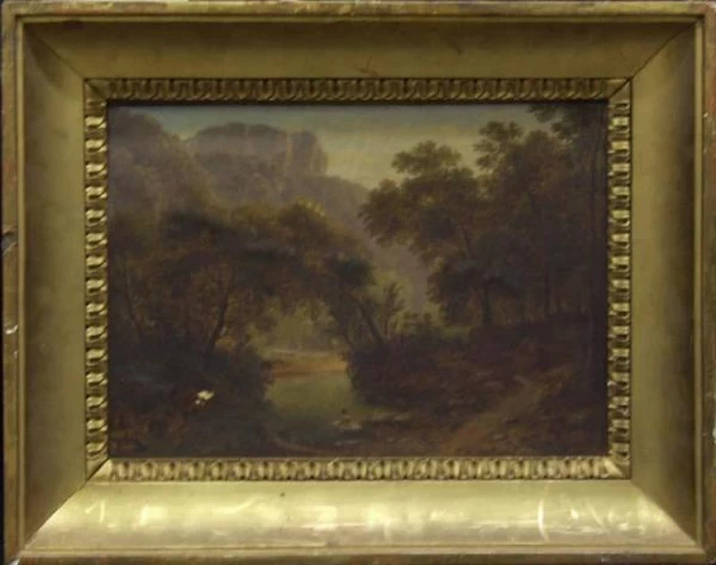 Veduta della valle dell'Aniene - Accademia Brera, Milano